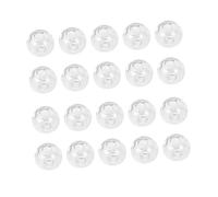 DIYEAH 100pièces Boule De Verre Creuse Transparente à Trou Droit Accessoire Pour Bijoux Diy Matériel De Fabrication De Boucles Oreilles Pour Maison Magasin
