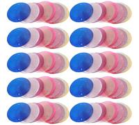 DIYEAH 100pièces Coquillages Naturels Ronds pour Bijoux Éléments de Coquillages Nautiques Breloques Rondes Matériel de Perlage DIY