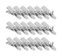 DIYEAH 100pièces Pince Fleur Métallique pour Décorations Pinces Crocodiles pour Loisirs Créatifs Petites pour Suspendre Ornements et Fleurs