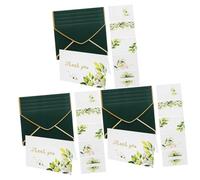 DIYEAH 108 Pièces Cartes de Vœux Fête des Enseignants en Papier - Lot de 36 Cartes Message - Format Standard - Couleurs Pastel - Remerciement et Bénédiction Scolaire