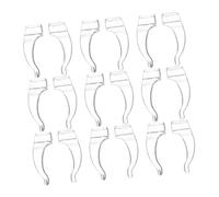 DIYEAH 10paires Antiskid Eyeglass Ear Pads Silicone Transparent Antidérapantes Pour Lunettes De Confortables Et Durables