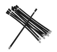 DIYEAH 10pcs Embout de Tuyau Incendie Noir en Plastique Flexible pour Extincteur 4kg, Accessoire D'extincteur Facile à Utiliser, Tuyau D'extincteur de Rechange Sécurisé