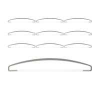 DIYEAH 10pcs Mât de Bannière à Main en Plastique Portable Antidérapant pour Présentations Marketing et Événements Sportifs