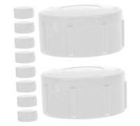 DIYEAH 10pièces Bouchons Plastique Pour Ronds Capuchon Fileté Pvc Embout De Tuyau Bouchons De Tuyau Raccord Extrémité Femelle Embout Pvc Raccords Pour Conduite Eau De Plomberie