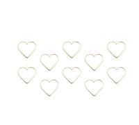 DIYEAH 10pièces Collier Femme Cœur Pendentif Décoratif Collier Amour Élégant Accessoire Bijouterie