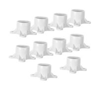 DIYEAH 10pièces Embout De Pied De Table PVC Bride PVC pour Support De Tige Cache-vis pour Meubles
