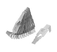 DIYEAH 12 Pièces Accessoires pour classeurs Clips de Support d'étagère Serrer Soutien des étagères d'armoire Nombre Clips de Support d'armoire Support d'étagère de Cuisine Le Fer