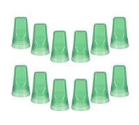 DIYEAH 12 Pièces Bouchon Verseur Vert en PVC, Anti-poussière