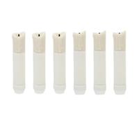DIYEAH 12 Pièces Bougie LED Décorative à Piles Blanc en PP Effet de Flamme Simulée, Faible Consommation D'énergie, pour Fêtes et Décorations D'intérieur