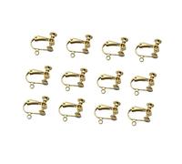 DIYEAH 12 Pièces Clip Earring Set Open Non Pierced Earrings With Hole Lightweight Durable For Daily Wear