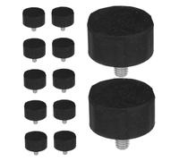 DIYEAH 12 Pièces Heavy Duty Adjustable Rubber Furniture Levelers with Slip Soft Pads for Tables Chairs Sofas Bed Legs