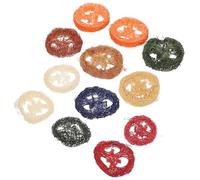 DIYEAH 12 pièces Jouets à Mâcher Luffa Naturel pour Lapins Hamsters Cochons Jouets Sensoriels Spongieux pour Petits Animaux Protection Dentaire et Comportement de Couleur Aléatoire