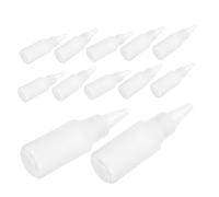 DIYEAH 12 Pièces Lot de Flacons Applicateurs Colle Vides Plastique Souple Transparent Épaissi avec Embout Pointe Fine pour et Usage Artisanal