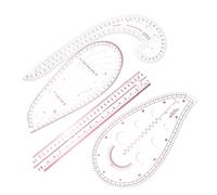 DIYEAH 12 Pièces Lot de Règles de Couture Métriques Transparentes Règle Française Courbe pour Fabrication de Vêtements Outils Précis pour Dessin et Patronage Adapté Aux et Amateurs