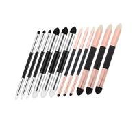 DIYEAH 12 Pièces Lot de Stylos Éponge à Double Pointe pour Dessin Outil de Mélange Précis et Réutilisable pour Artistes Doux et Réglage des Hauts et Ombres Adapté Aux Étudiants et