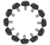 DIYEAH 12 Pièces Patin de Pied de Meuble Réglable M8 | Micro-ajustement, Protection du Sol, Installation sans Outil, Grosse Stabilité, pour Tabouret et Table