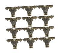 DIYEAH 12 Pièces Pieds De Tigre Soutien Meubles Décor Rétro Jambe Pieds De Fixation Décoratifs Coussinet De Pieds De Meuble Pieds De Support De Canapé Alliage De Zinc