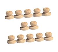 DIYEAH 12 pièces Poignées Rondes Lisse pour Kit de Manches pour Scrapbooking Design Simple et Compatibles Plupart des Têtes de Tampon