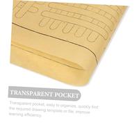 DIYEAH 120 Pièces Papier de Calligraphie Chinois pour Débutants Feuilles de Pratique et Tracé des Traits Du Style Kai Supports Durables pour Apprentissage à Domicile et Classe