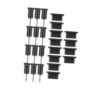 DIYEAH 12Paires Lot de Bouchons Anti-poussière pour Port Type-c et Prise Casque Accessoires pour Téléphone Mobile Compatible avec Appareils Type-c