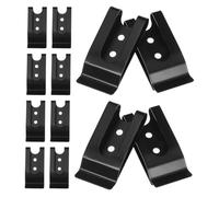 DIYEAH 12pièces Fermoirs Fer Lot de Clips De Ceinture avec Ressort Adaptateurs pour Étuis Supports Et Fixations pour Téléphone Portable Ou Outils pour Activités De Plein Air