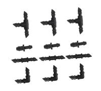 DIYEAH 130 pièces Connecteurs de Raccords Irrigation Kit de Tuyaux Barbelés Droits et Coudés avec Tés et Bouchons Étanches pour Jardinage et Agriculture