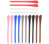 DIYEAH 14pcs Coussinets doreilles pour lunettes, Manchons en silicone pour branches de lunettes, Couvre-jambes antidérapants pour lunettes, Couleurs variées