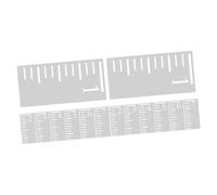 DIYEAH 14pièces Pochoirs De Mesure De Croissance Pour Garçon Fille Template Réutilisable Pour Règle De Hauteur Activité Créative Et Précise