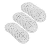 DIYEAH 15 Disques à Tresser Ronds 15X15 CM 48 Emplacements Outil de Tressage Macramé pour Bracelets DIY Kit Complet pour Création de Bijoux Faits Main Voyage et Tissage Kumihimo