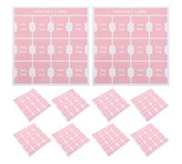 DIYEAH 15 feuilles d'autocollants pour planification mensuelle : intercalaires mensuels pour agendas, marque-pages adhésifs pour le bureau, l'école et le scrapbooking (rose).