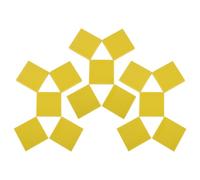 DIYEAH 15 Pièces Bloc de Gravure en Caoutchouc Jaune 2x2 Pouces pour | Facile à Sculpter, pour Projets Créatifs et Impression, Lot de Blocs Carrés, Usage Professionnel