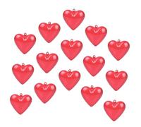 DIYEAH 15 Pièces Boîtes Cadeaux Coeur Transparentes pour Fêtes Garçon Fille et St Valentin Boîte Dragées Plastique Forme Coeur Garnie Ornements Remplissables pour Cadeaux Romantiques