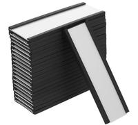DIYEAH 150 Pièces Porte-étiquettes Magnétiques C Compact pour Rayonnage Organisateur Bureau Pratique Facile à Installer et Réutilisable