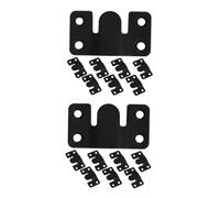 DIYEAH 16 Ensembles Invisible Stainless Steel Wall Mount Brackets For Bed Frame Heavy Duty Hidden Shelf Support And Headboard Connectors Multipurpose Furniture Fasteners