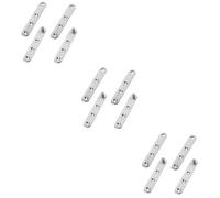 DIYEAH 18 Pcs Charnière Pivotante Acier Inoxydable pour Meubles Accessoire de Charnière Flexible et Durable Design à Vertical pour Portes et Armoires