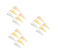 DIYEAH 18 Pcs Marque-pages Métalliques Rétro Mini Signets Créatifs Légers et Lisses Accessoires de Lecture Décoratifs Polyvalents pour Étudiants et Écrivains Couleurs