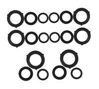 DIYEAH 18 Pièces Rondelles De Tuyau Arrosage Caoutchouc Joint Torique De Tuyau Réutilisable Pour Robinet