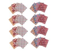 DIYEAH 180 feuilles Papier Origami Japonais Carré Double Face Motifs Traditionnels DIY Artisanat Décoration École Fête Garçon Fille