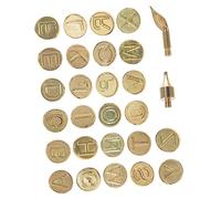 DIYEAH 1ensemble Set De Pointes De Pyrogravure Alphabet Embouts pour Artisanat DIY