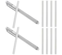 DIYEAH 1ensemble Stylo Gomme Rétractable avec Recharges Gomme Mécanique pour Crayon avec Embouts Remplaçables Portable et Précis pour École Bureau et Dessin Technique