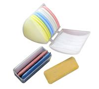 DIYEAH 2 boîtes Craies de Tailleur Colorées Triangulaires et Rectangulaires pour Couture Marqueurs Tissu Précis et Effaçables Accessoires Indispensables pour Projets de Couture et DIY