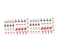 DIYEAH 2 Ensembles Accessoires De Pendentif En Alliage Charmes De Rennes De Noël Pendentifs De Noël En Émail Bracelet Pour Bracelets Bandes Perle Rouge 36 Pièces * 2