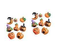 DIYEAH 2 Ensembles Accessoires En Résine D'halloween Bibelots De Festival Lanterne Caisse De Téléphone Paillettes Assorties Ombres Briller Palette Résine Environnementale 32 Pièces * 2