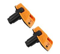 DIYEAH 2 Ensembles Adaptateur de Batterie Lithium ION pour Outils Électriques Convertisseur Pratique avec Port USB Compatible avec Dewalt Charge Rapide et Durable