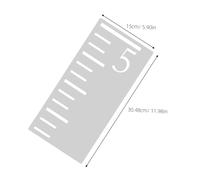 DIYEAH 2 Ensembles Lot de Pochoirs de Réutilisables Plastique Règle Murale Décorative Modèle de Mesure pour de Garçon Fille