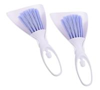 DIYEAH 2 Ensembles Mini Balai et Pelle à Poussière Portables pour Nettoyage de Cages Petits Animaux Accessoires Ménage Compacts Suspension Kit pour Hamsters Gerbils Couleur Aléatoire