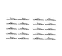 DIYEAH 2 Ensembles Pince Crocodile Acier Inoxydable Kit Pour Tests Électriques Clips Métalliques Résistants À Corrosion À Utiliser 10 Pièces * 2