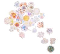 DIYEAH 2 Ensembles Stickers Vinyles Décoratifs Feux Artifice pour Téléphone et Ordinateur de Stickers Colorés pour Scrapbooking Journaling et Projets DIY Autocollants Uniques et
