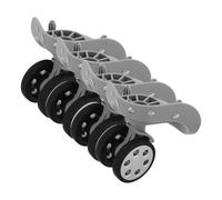 DIYEAH 2 Paires Kit de Réparation de Roue de Valise en Abs Rotation 360 Degrés, Usage Polyvalent pour Valises et Bagages de Voyage, Remplacement Fiable et Solide
