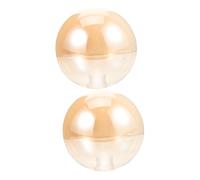DIYEAH 2 pièces Abat Jour Verre Sphérique Décoration Lumineuse et Protection Ampoule Remplaçant Globe Transparent pour Lampe Suspendue et Plafonnier